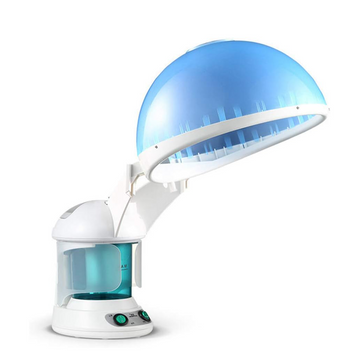 2-in-1 Hair and Facial Steamer – Portable Ion Steam Device for Deep Cleansing, Skin Hydration & Hair Moisturizing Treatment
